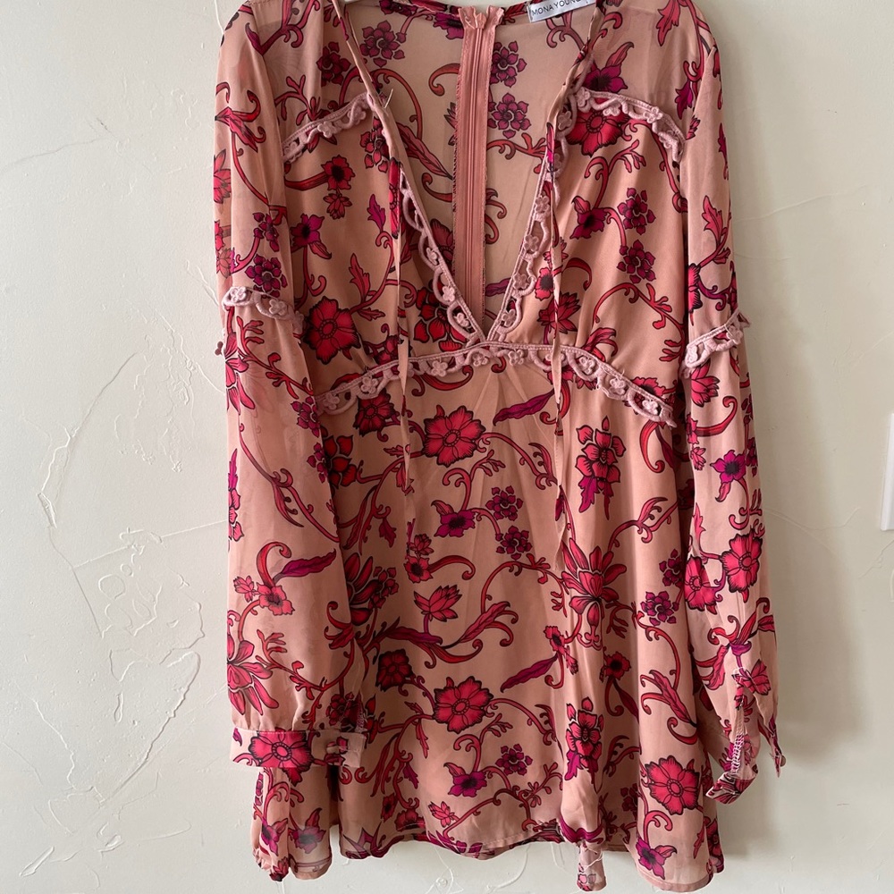 Classy Floral Mini Dress